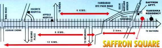 Road Map to Saffron Square